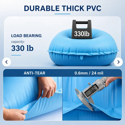 ☔Uirway Heavy‑Duty PVC Winter Pool Pillow for Above‑Ground Pools