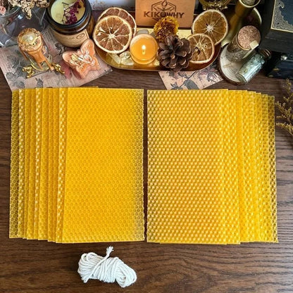 🔥HOT SALE🔥📢🕯️ DIY Beeswax Candle Making Kit (12-Piece Set) – Create Your Own Cozy Glow!