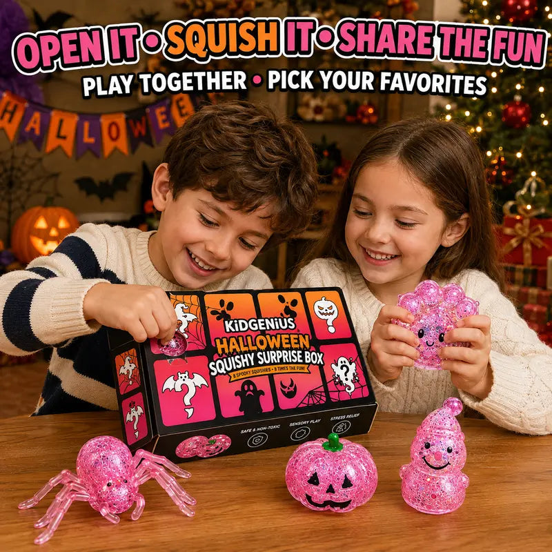 8-Pack Soft Squishy Sensory Play Fidget Toys