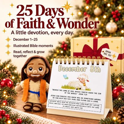 🔥Last Day 50% OFF -✝️ Searching for Jesus Advent Set | 25-Day Christmas Hide & Seek