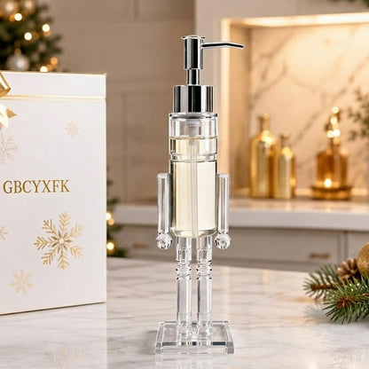 Christmas Character Soap Dispenser 🎄 – Festive Holiday Sink Decor