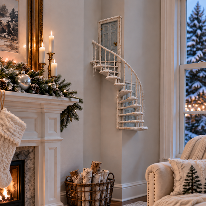 ✨ Lighted Fairy Stairway™ | Winter Wall Decor