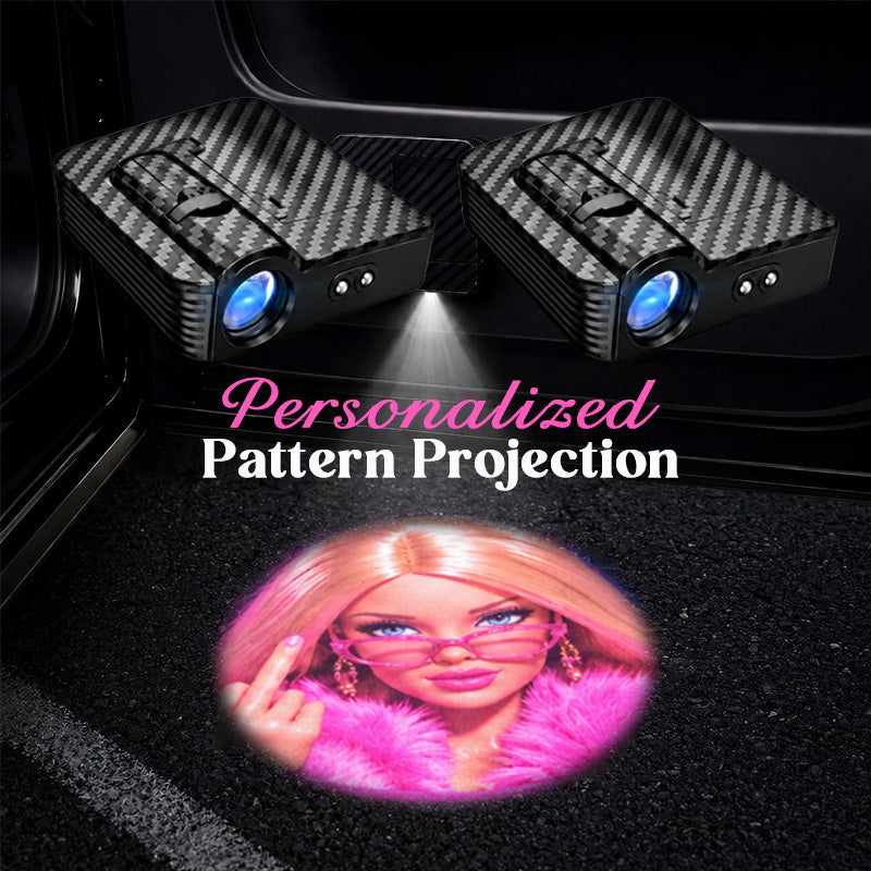 Pink Aesthetic Car Door Welcome Projector Light