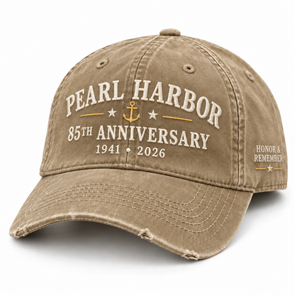 Pearl Harbor 85th Memorial Cap