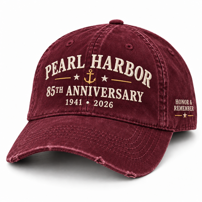 Pearl Harbor 85th Memorial Cap