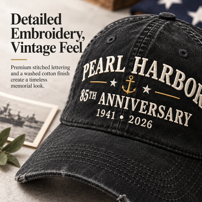 Pearl Harbor 85th Memorial Cap