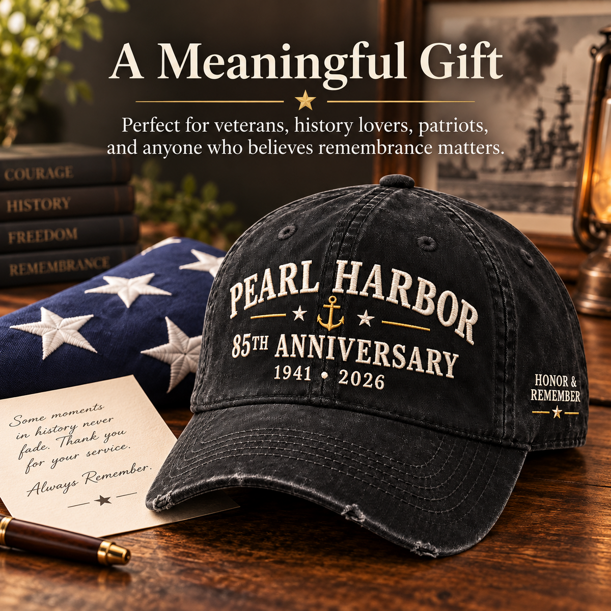 Pearl Harbor 85th Memorial Cap
