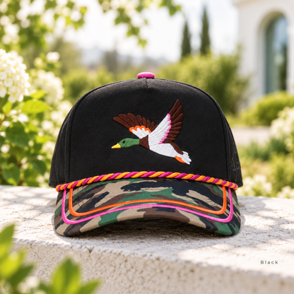 Mallard Embroidered Camo Cap – Outdoorsy Everyday Hat