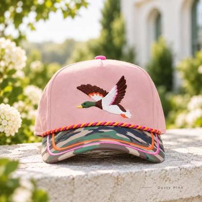 Mallard Embroidered Camo Cap – Outdoorsy Everyday Hat