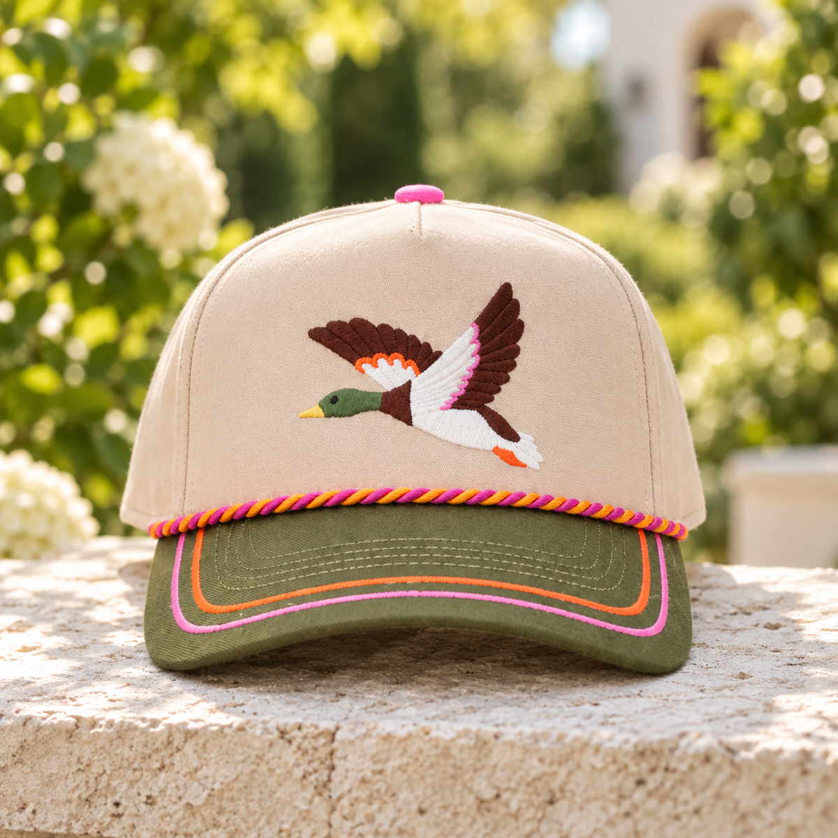Mallard Embroidered Camo Cap – Outdoorsy Everyday Hat