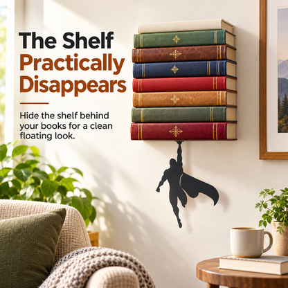 Superhero bookshelf