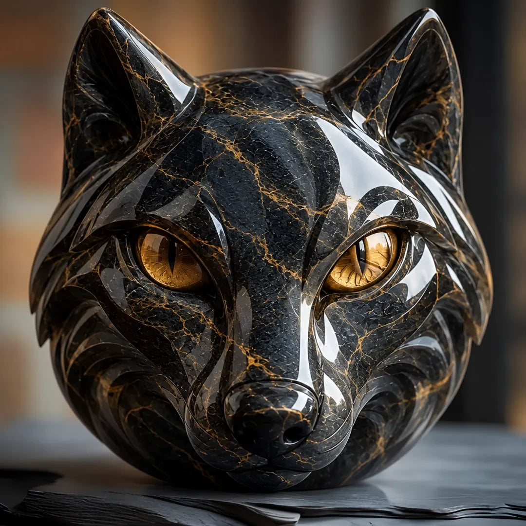 🔥Luxury Guardian Animal Stone Sculpture - ✨Elegant Home Décor & Gift-Ready Art Piece