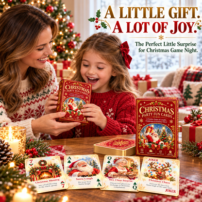 🃏 🎅 Christmas Party Fun Playing Cards -Make Your Christmas Game Night More Fun!