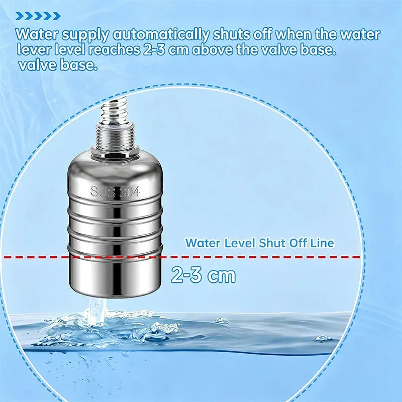 Auto Shutoff Float Valve for Water Tank