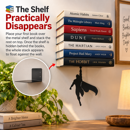 Superhero bookshelf