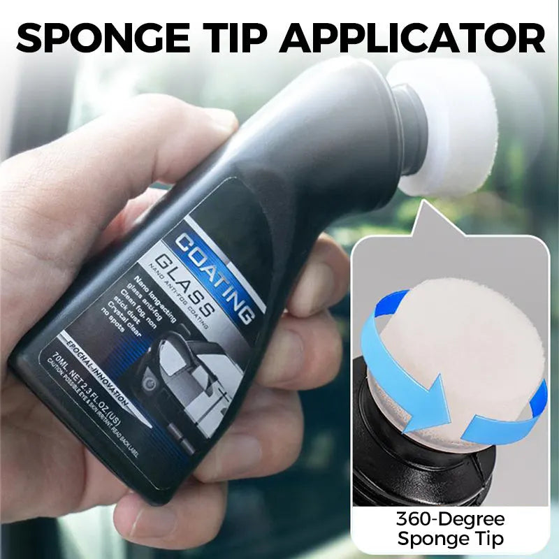 🚗 Anti-Fog Glass Coating – Easy Sponge Applicator for Car Windows & Mirrors