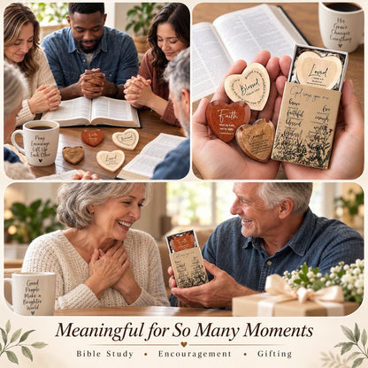 ⏳Limited-time 49% off✝️Christian Pocket Heart Gift Set(Set of 12)