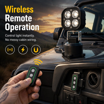 🔥🏕️ 360° Full Coverage Magnetic LED Pod Light – Portable Outdoor Camping & Car Emergency LED Lamp
