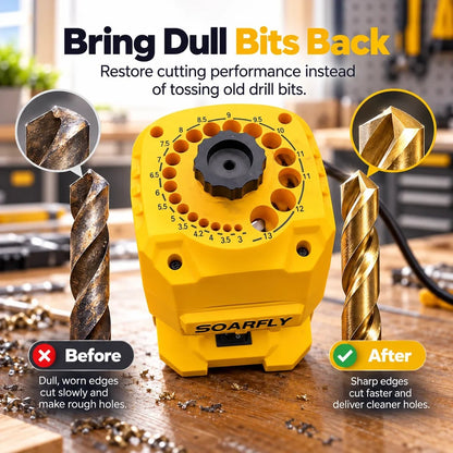 🔧 Electric Drill Bit Sharpener – Fast & Precise Sharpening ⚡