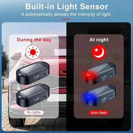 Solar Powered Car Alarm Indicator Light