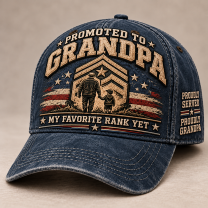 🇺🇸 Forever Our Hero™ – Veteran & Grandpa Tribute Cap | 2 Meaningful Designs 🧢