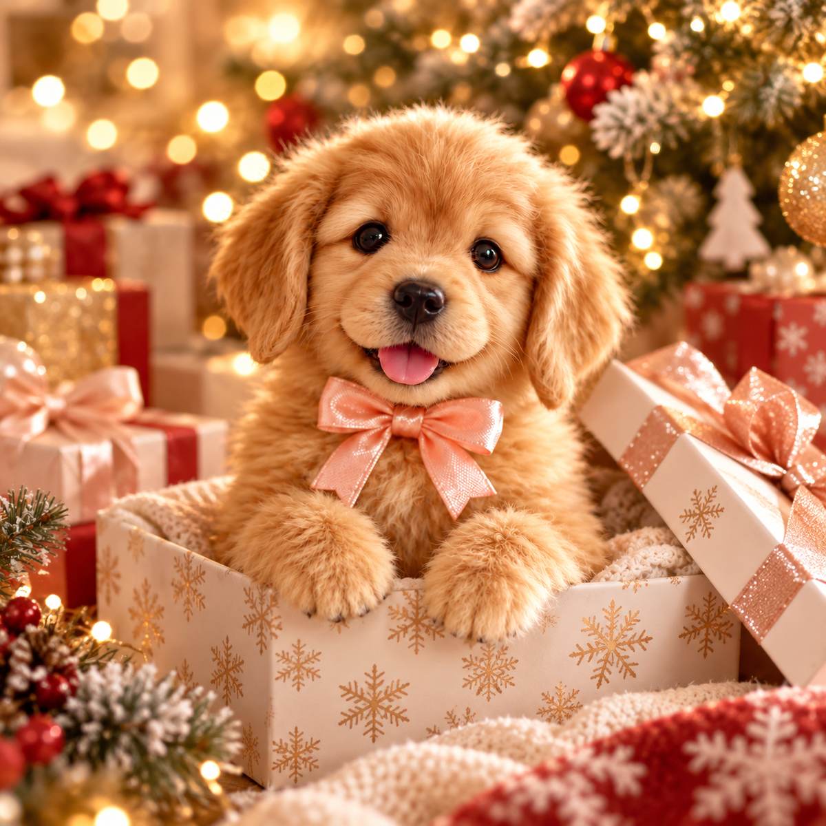 🐶🎄 BEST SALE 🎁 Adorable Lifelike Robot Golden Retriever Puppy ✨❤️