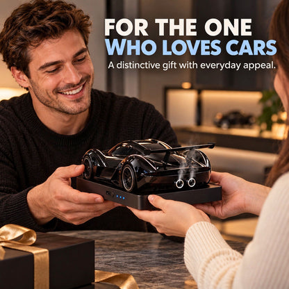 🏎️ Race-Car Aroma Diffuser with Dual Exhaust Mist