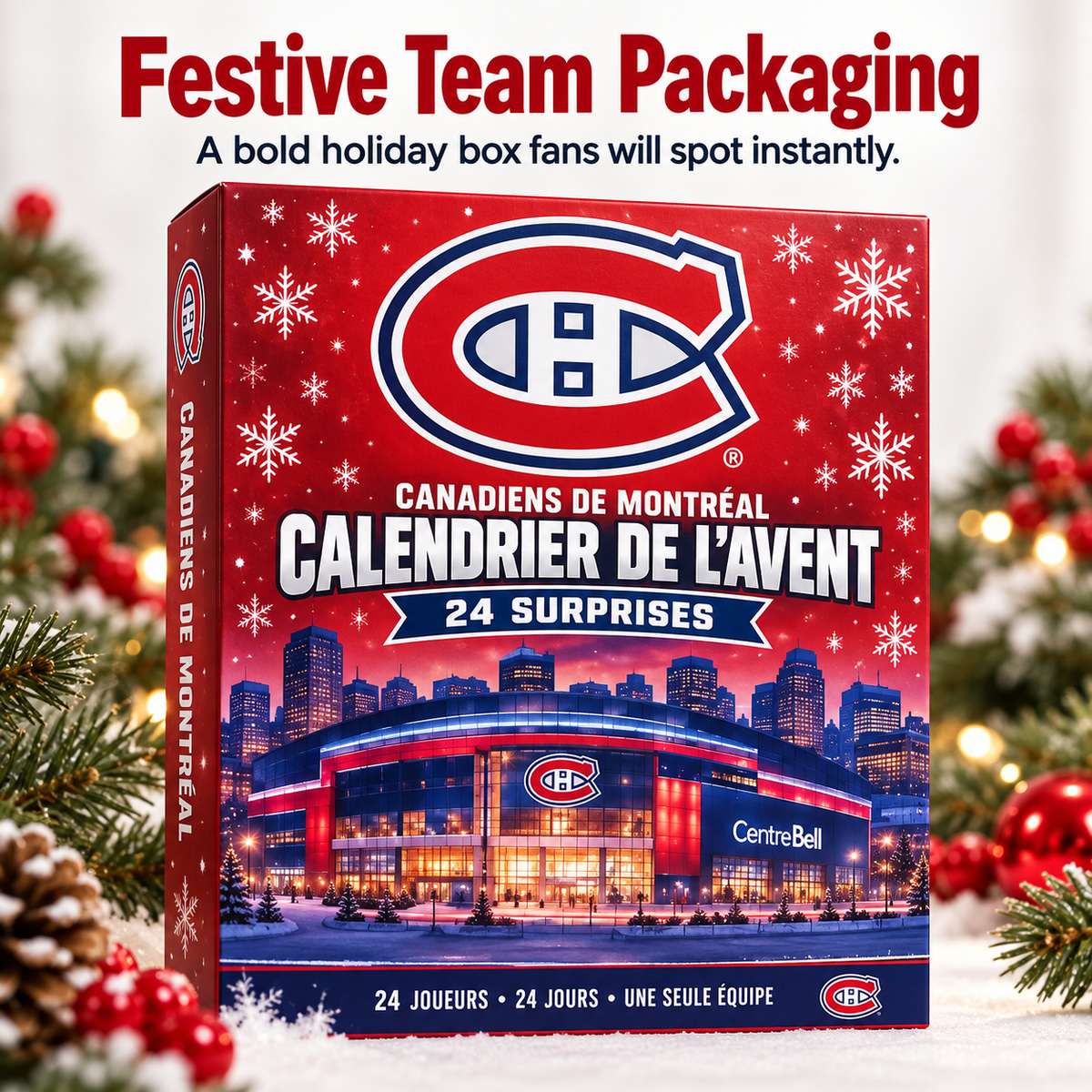 🏒Montreal Canadiens 2026 Christmas Advent Calendar🎄