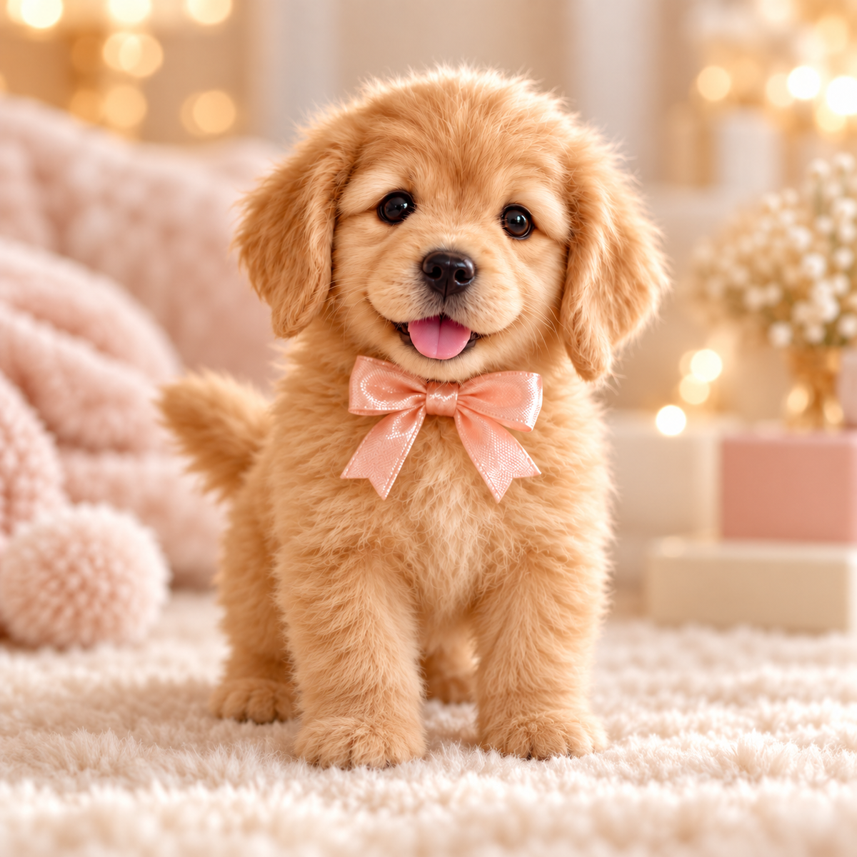 🐶🎄 BEST SALE 🎁 Adorable Lifelike Robot Golden Retriever Puppy ✨❤️
