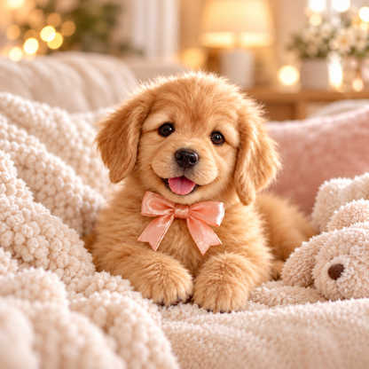 🐶🎄 BEST SALE 🎁 Adorable Lifelike Robot Golden Retriever Puppy ✨❤️