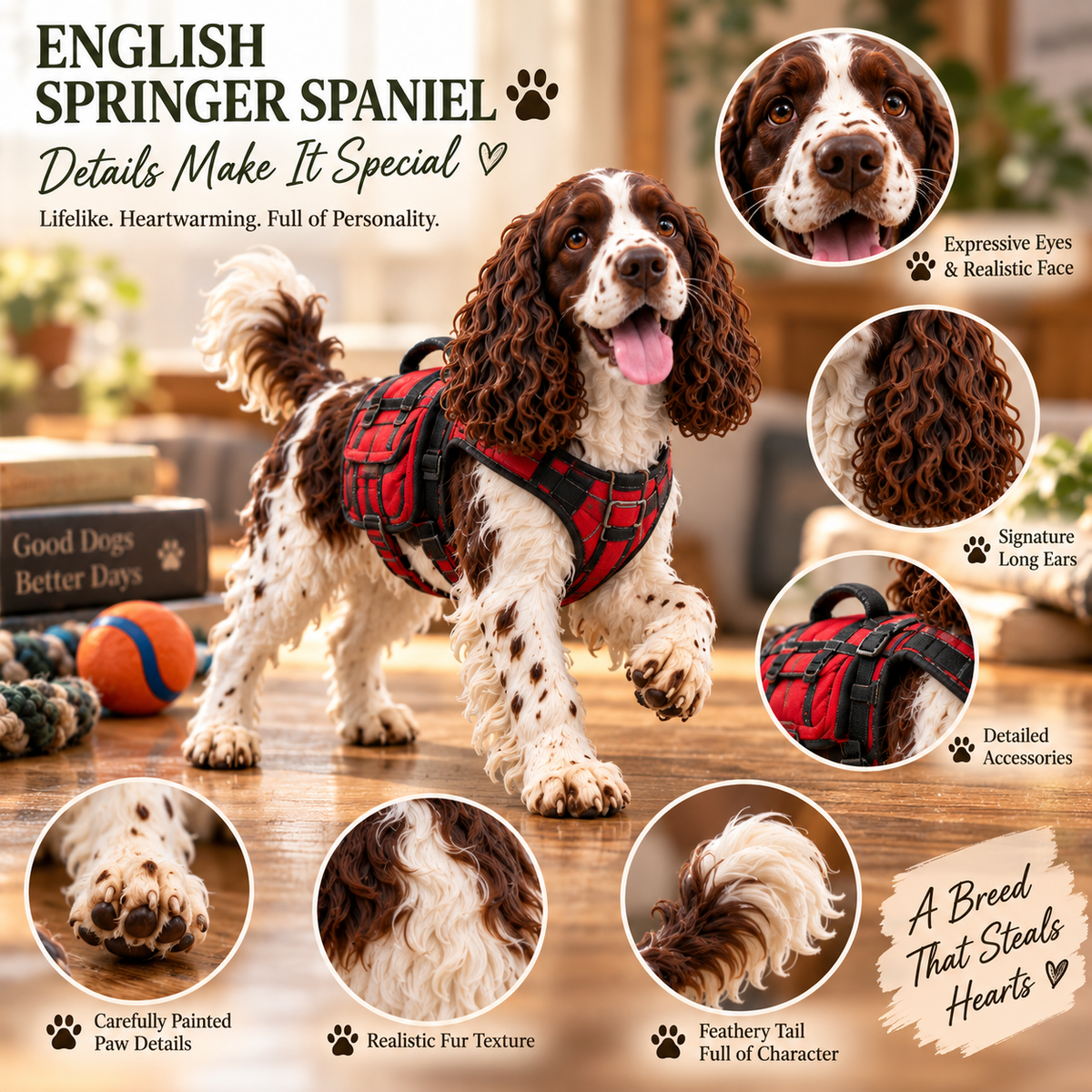 🎁 24 Days of English Springer Spaniels – 24 Adorable Surprises, One Unforgettable Christmas ❤️