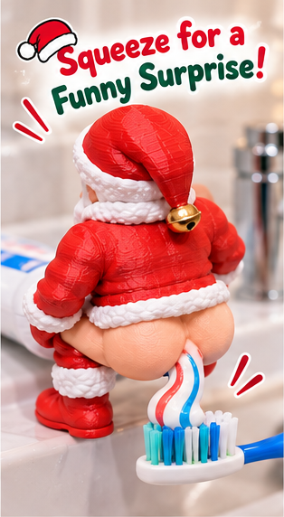 Cheek District - Santa Toothpase Dispenser
