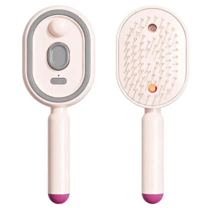 💆 3-in-1 Scalp Spray Massage Comb – Fine Mist Hair Brush with Red Light & Easy-Clean Design