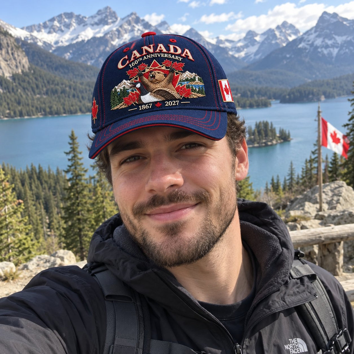 🔥LAST DAY 50% OFF - 🍁 Canada 160th Anniversary 1867–2027 – Premium Embroidered Heritage Cap100% Cotton • Detailed Embroidery • Comfortable Fit