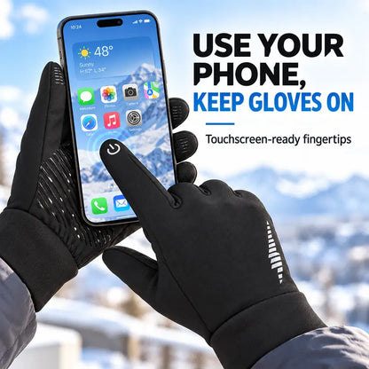 ❄️Unisex Winter Fashion Gloves - Warm Fleece-Lined, Touchscreen-Compatible, Anti-Slip Grip for Cycling, Driving, Outdoor Sports