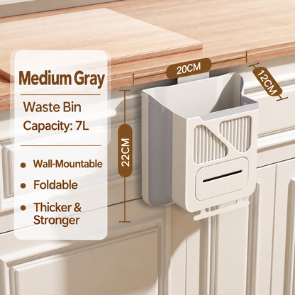 Hanging Kitchen Trash Can for Cabinet Door