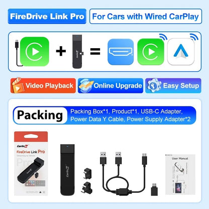 Wireless CarPlay & Android Auto HDMI Streaming Adapter
