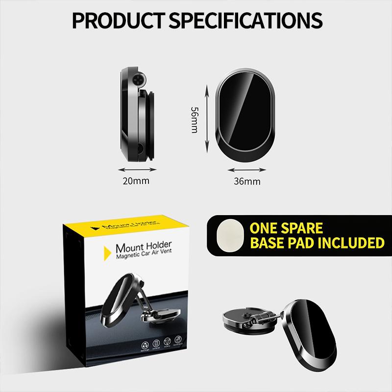 🚗Foldable Metal Magnetic Car Cell Phone Holder