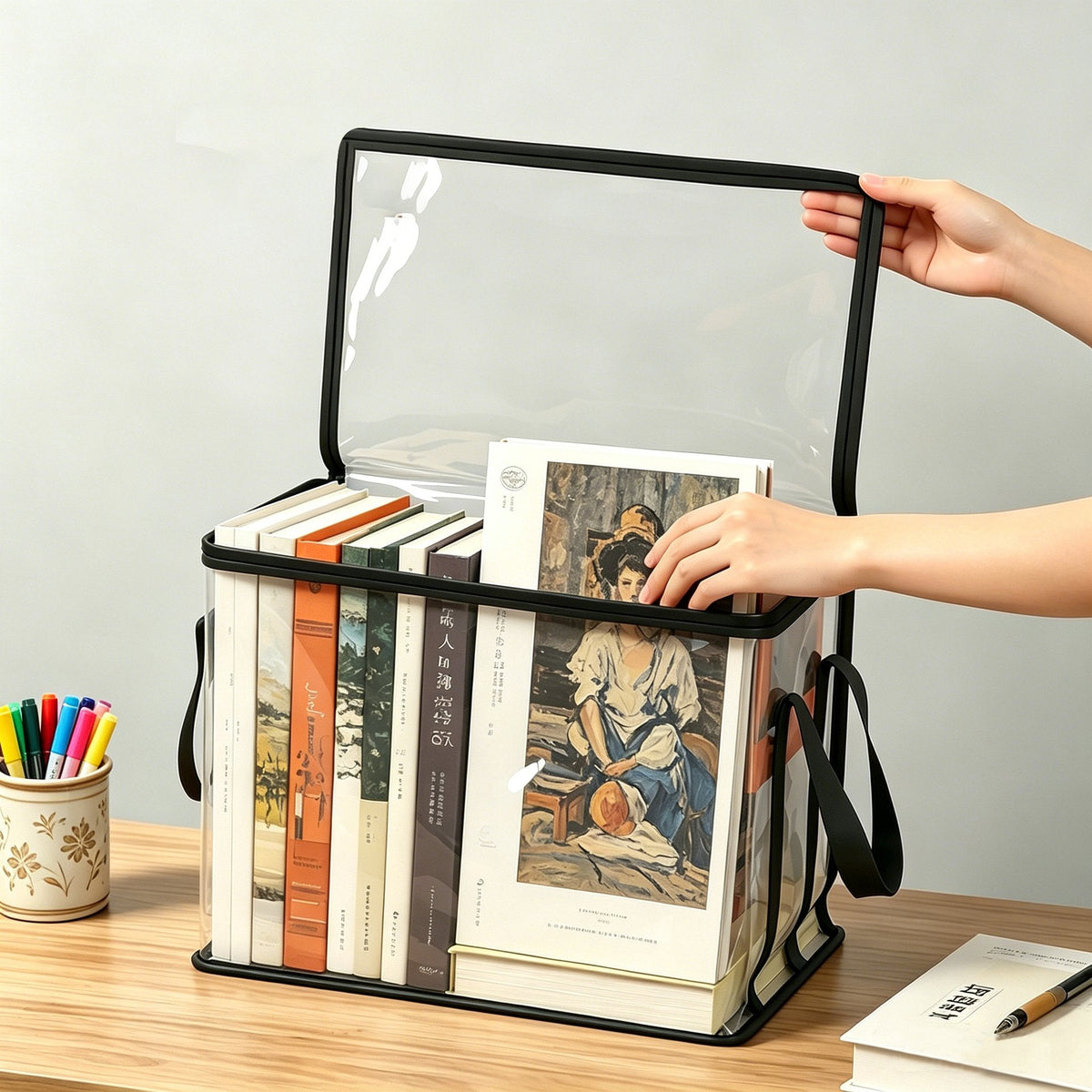 📦 Heavy-Duty Clear Storage Bag – Spacious Organizer for Clothes & Moving