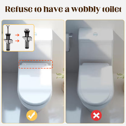 Heavy-Duty Toilet Seat Bolt Kit 🔧 – 2-Piece Replacement Set
