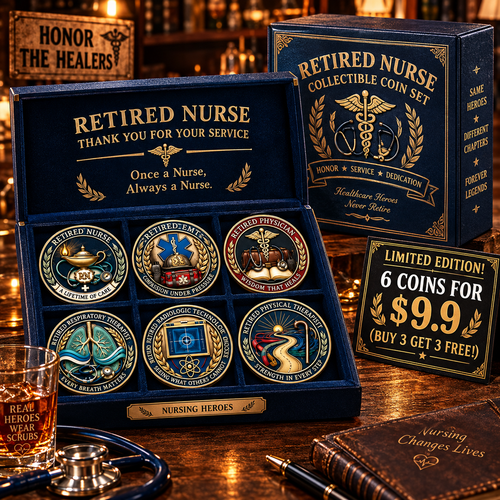 Healthcare Retirement Challenge Coin Collection