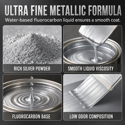 Water Based Metallic Silver Outdoor Anti Rust for Metal Renovation