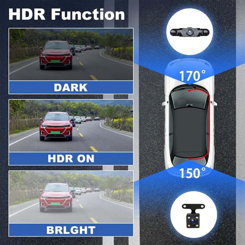 ✈️🎁LAST DAY 49% OFF🔥Full View Car Dashcam System