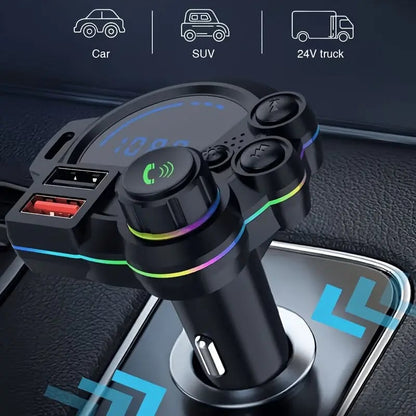 PD30W Bluetooth 5.3 FM Transmitter Car Charger