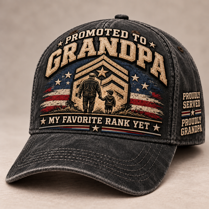 🇺🇸 Forever Our Hero™ – Veteran & Grandpa Tribute Cap | 2 Meaningful Designs 🧢
