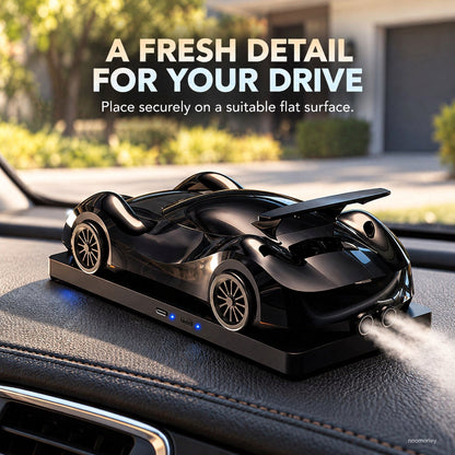 🏎️ Race-Car Aroma Diffuser with Dual Exhaust Mist