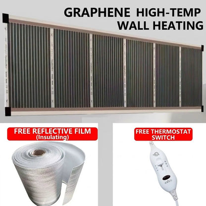 🎉3-Second Rapid Heating Honeycomb Graphene Far-Infrared Ceramic Wall Heater | Low Noise, Energy Efficient Indoor Wall Mount Space Heater