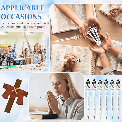 🔥Last Day 49% OFF - ✝️Mini Jesus Figures Pen Bible Verse Ballpoint Pen