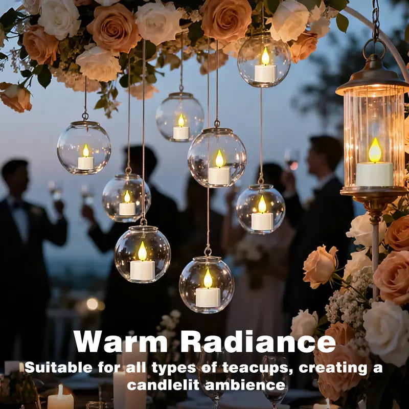 Rechargeable Flameless Tealight Candles – USB-C LED Candles with Remote & Timer