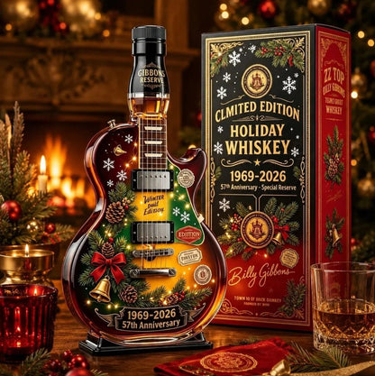 Rockin’ Christmas Guitar Collector Display – 1969‑2026 Anniversary Edition